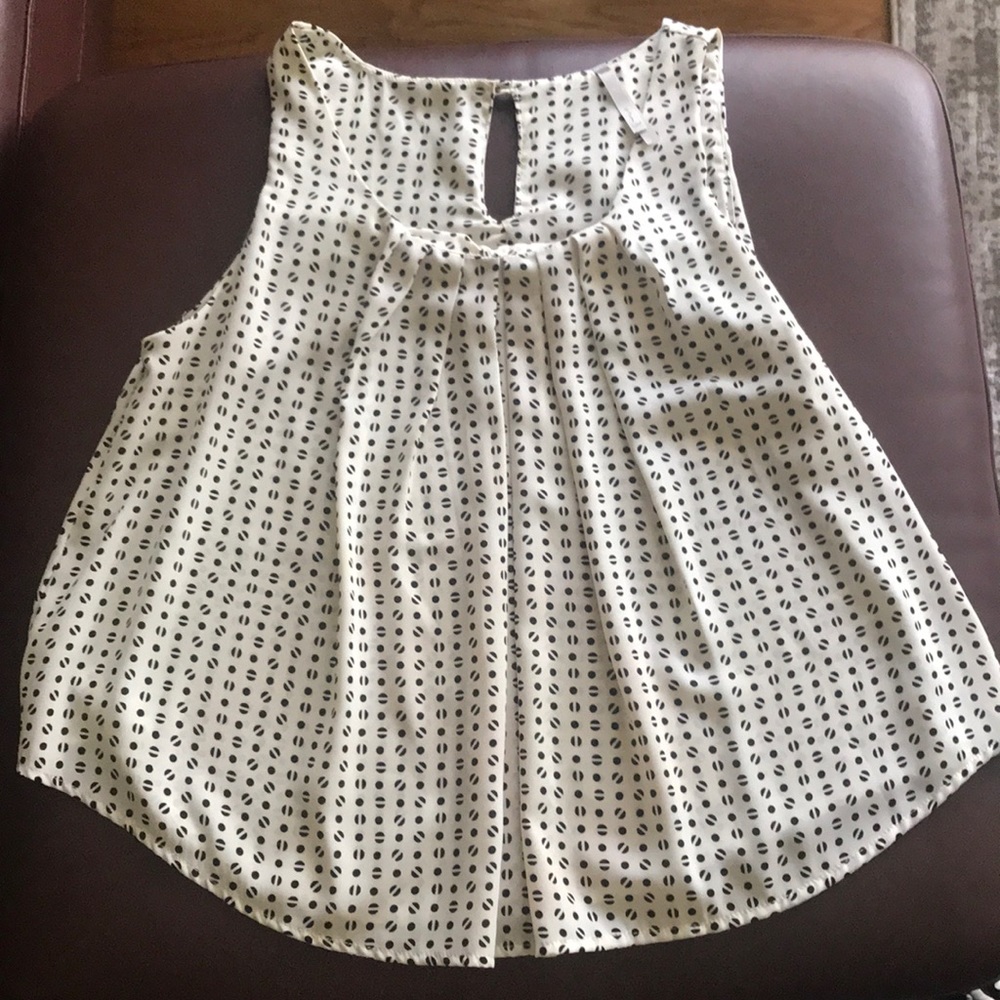 Polka dot tank top